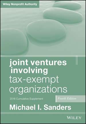 Joint Ventures 4e 2018 Supp de Sanders