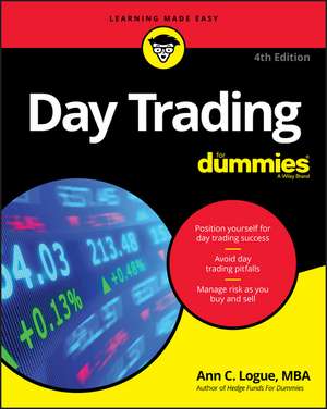 Day Trading For Dummies, 4th Edition de AC Logue