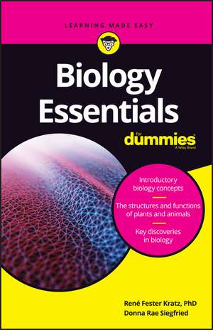 Biology Essentials For Dummies de Rene Fester Kratz