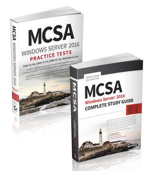 MCSA Windows Server 2016 Complete Study Guide & Practice Tests Kit de W Panek