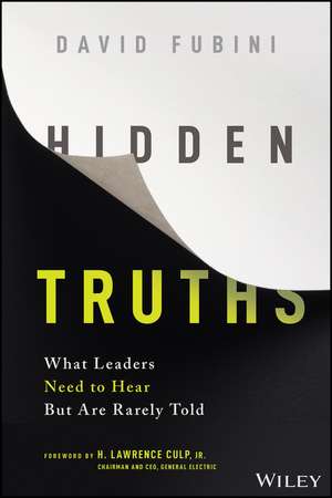Hidden Truths de David Fubini