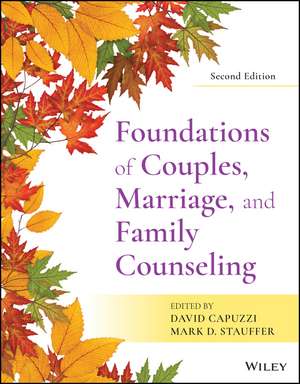 Foundations of Couples, Marriage, and Family Counseling 2nd Edition de D Capuzzi