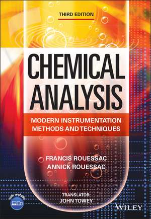 Chemical Analysis: Modern Instrumentation Methods and Techniques 3e de F Rouessac