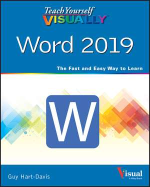 Teach Yourself VISUALLY Word 2019 de G Hart–Davis