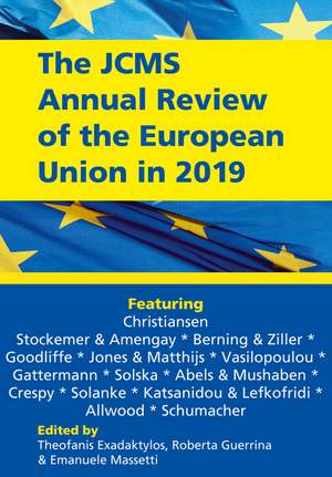 The JCMS Annual Review of the European Union in 2019 de T Exadaktylos