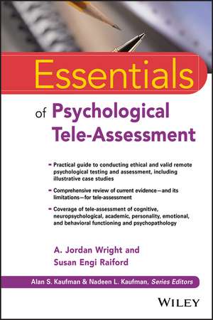 Essentials of Psychological Tele– Assessment de AJ Wright