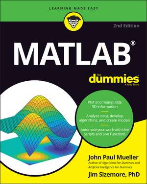 MATLAB for Dummies de John Paul Mueller