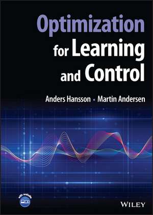 Optimization for Learning and Control de A Hansson