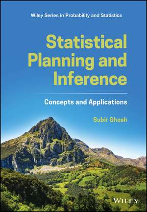 Ghosh, S: Statistical Planning and Inference de Subir (University of CaliforniaRiverside Ghosh