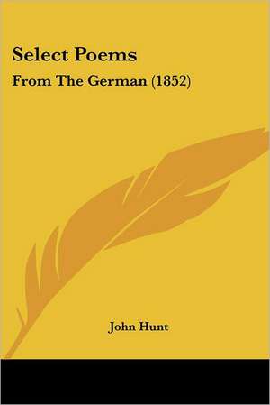 Select Poems de John Hunt