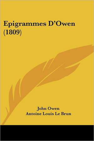 Epigrammes D'Owen (1809) de John Owen