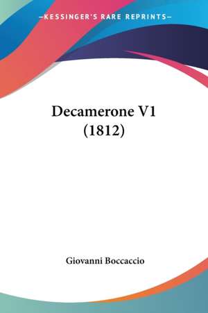 Decamerone V1 (1812) de Giovanni Boccaccio