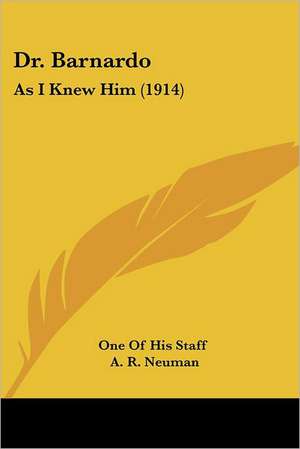 Dr. Barnardo de One Of His Staff