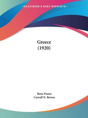 Greece (1920) de Rene Puaux