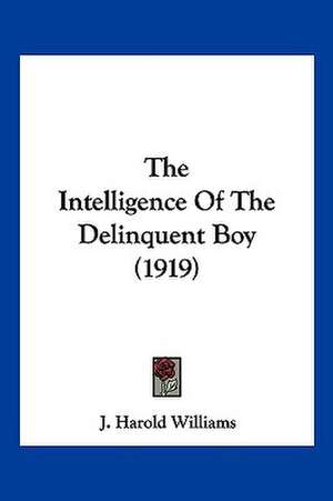 The Intelligence Of The Delinquent Boy (1919) de J. Harold Williams