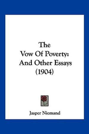 The Vow Of Poverty de Jasper Niemand