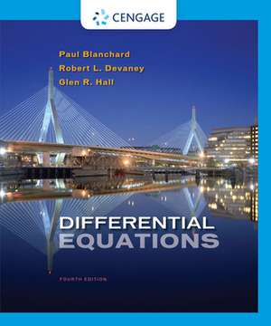 Differential Equations [With Access Code] de Paul Blanchard