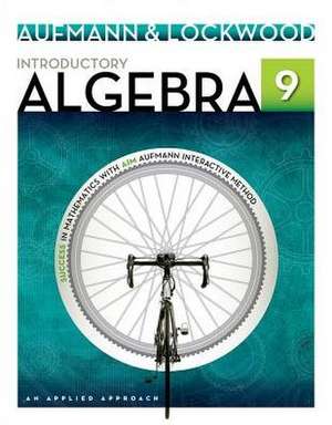 Introductory Algebra: An Applied Approach de Richard N. Aufmann