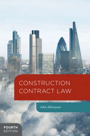 Construction Contract Law de John Adriaanse