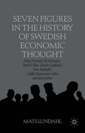 Seven Figures in the History of Swedish Economic Thought: Knut Wicksell, Eli Heckscher, Bertil Ohlin, Torsten Gårdlund, Sven Rydenfelt, Staffan Burenstam Linder and Jaime Behar de M. Lundahl