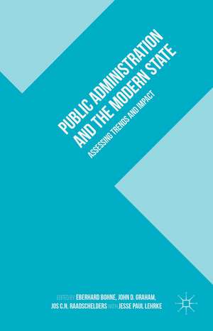 Public Administration and the Modern State: Assessing Trends and Impact de J. Lehrke