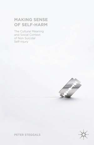 Making Sense of Self-harm: The Cultural Meaning and Social Context of Nonsuicidal Self-injury de Peter Steggals