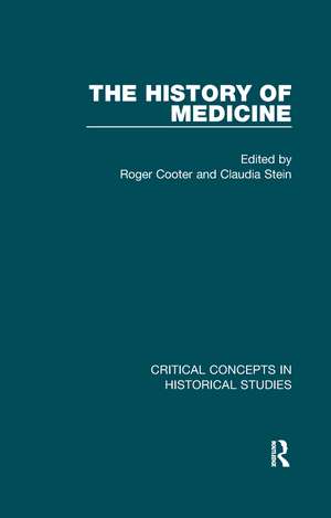 The History of Medicine de Roger Cooter