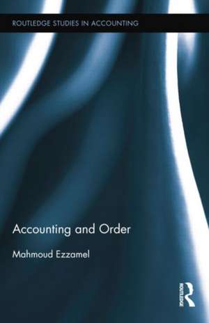 Accounting and Order de Mahmoud Ezzamel