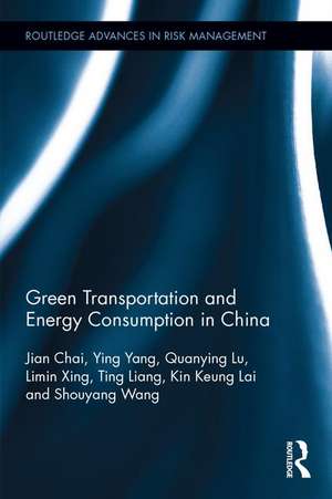 Green Transportation and Energy Consumption in China de Jian Chai