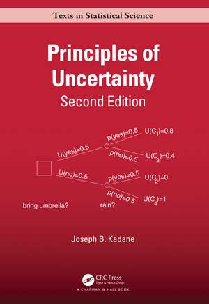 Principles of Uncertainty de Joseph B. Kadane