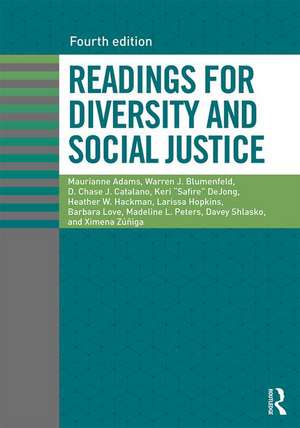 Readings for Diversity and Social Justice de Maurianne Adams