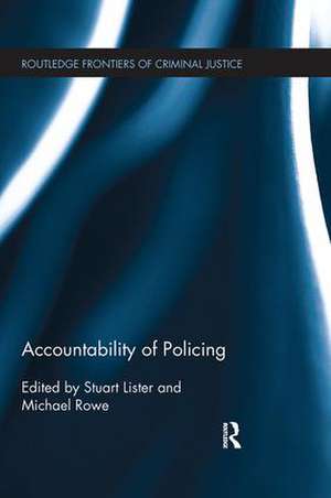 Accountability of Policing de Stuart Lister