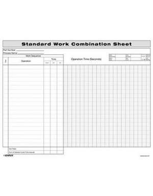 Standard Work Combination Sheet de Enna