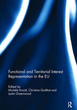 Functional and Territorial Interest Representation in the EU de Michèle Knodt