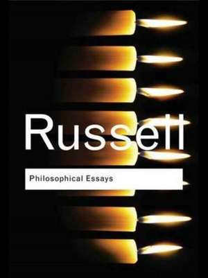 Philosophical Essays de Bertrand Russell
