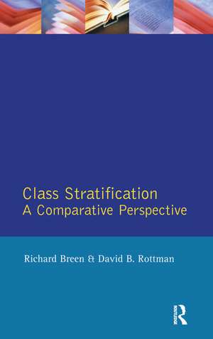 Class Stratification: Comparative Perspectives de Richard Breen