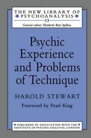 Psychic Experience and Problems of Technique de Harold Stewart