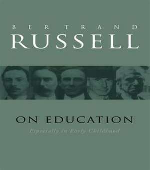 On Education de Bertrand Russell