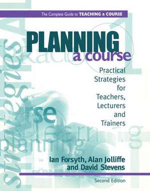 Planning a Course de Ian Forsyth