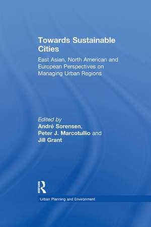 Towards Sustainable Cities: East Asian, North American and European Perspectives on Managing Urban Regions de Peter J. Marcotullio