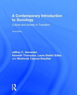 A Contemporary Introduction to Sociology: Culture and Society in Transition de Jeffrey Alexander