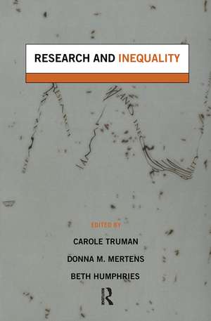 Research and Inequality de Beth Humphries