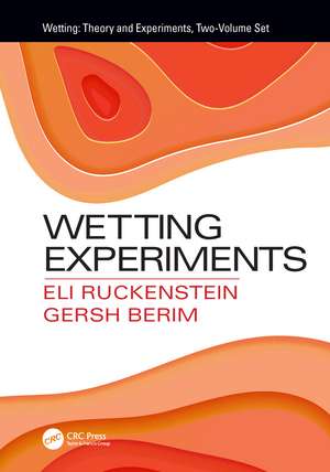 Wetting Experiments de Eli Ruckenstein