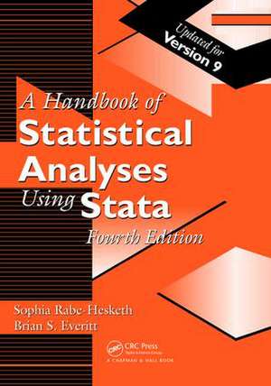 Handbook of Statistical Analyses Using Stata de Brian S. Everitt