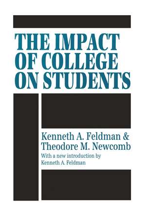 The Impact of College on Students de Kenneth A. Feldman