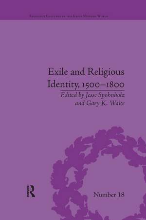 Exile and Religious Identity, 1500–1800 de Gary K Waite