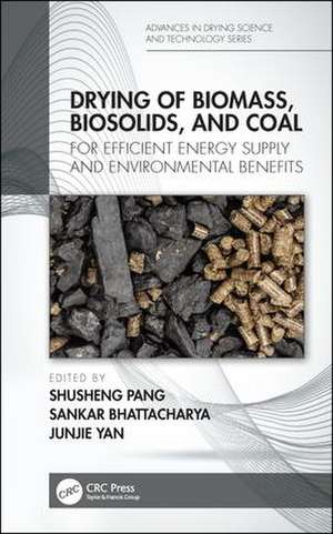 Drying of Biomass, Biosolids, and Coal: For Efficient Energy Supply and Environmental Benefits de Shusheng Pang