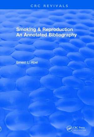 Revival: Smoking and Reproduction (1984) de Ernest L Abel