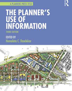 The Planner's Use of Information de Hemalata C. Dandekar