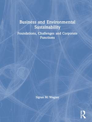 Business and Environmental Sustainability: Foundations, Challenges and Corporate Functions de Sigrun M. Wagner